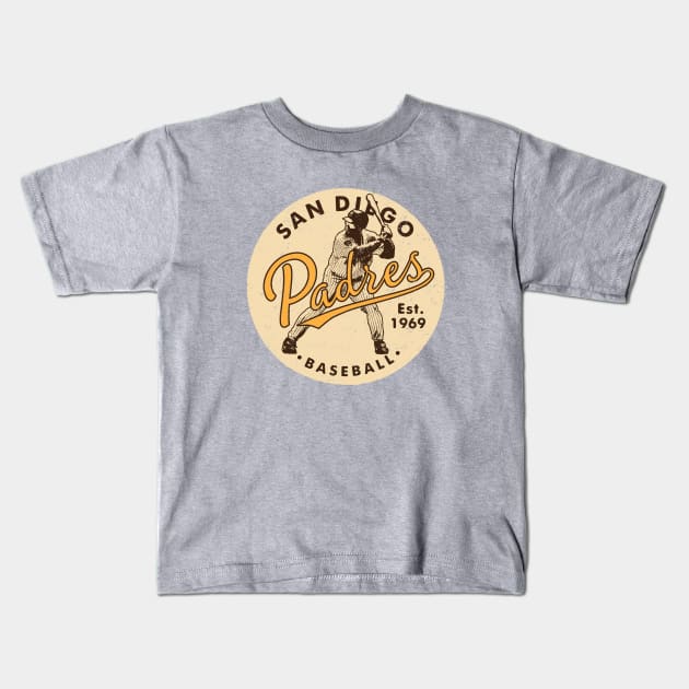 Tony Gwynn Padres by Buck Tee Kids T-Shirt by Buck Tee